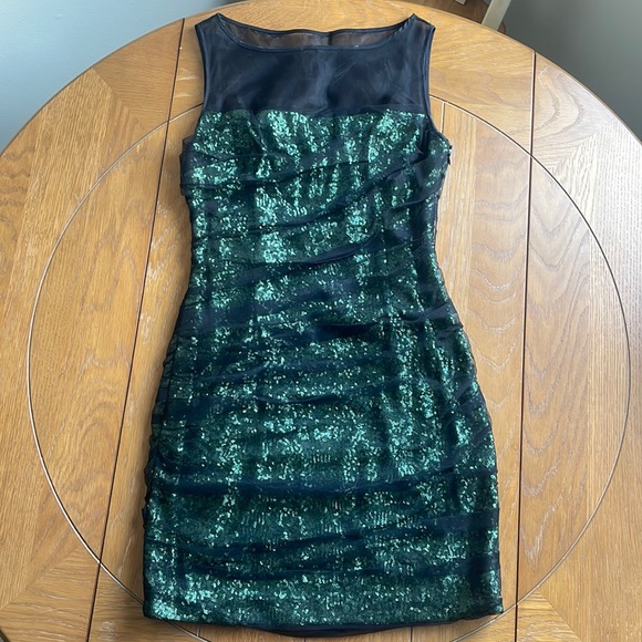 Cute Green Sequin Cynthia Steffe Dress - Picture 1 of 7